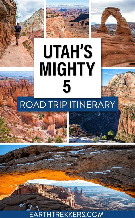 Utah S Mighty 5 Travel Guide And Road Trip Itinerary Earth Trekkers