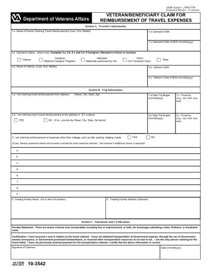 Va Travel Pay Voucher Form Besttravels Org