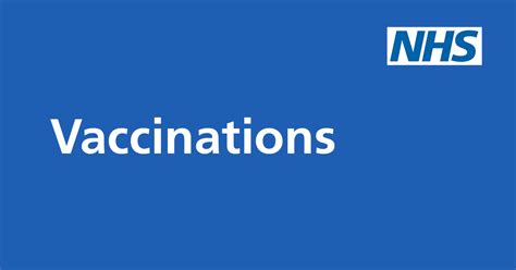 Vaccinations Nhs