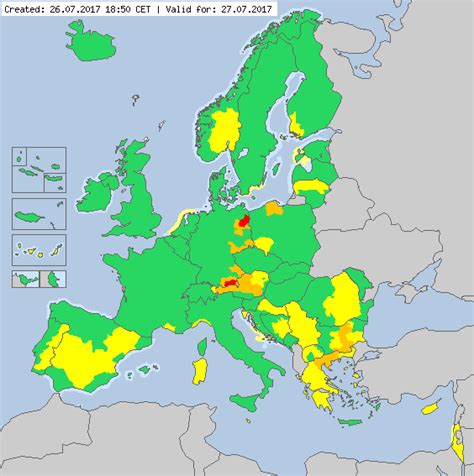 Valid For 27 07 2017 From 17 10 Cet Meteoalarm Severe Weather