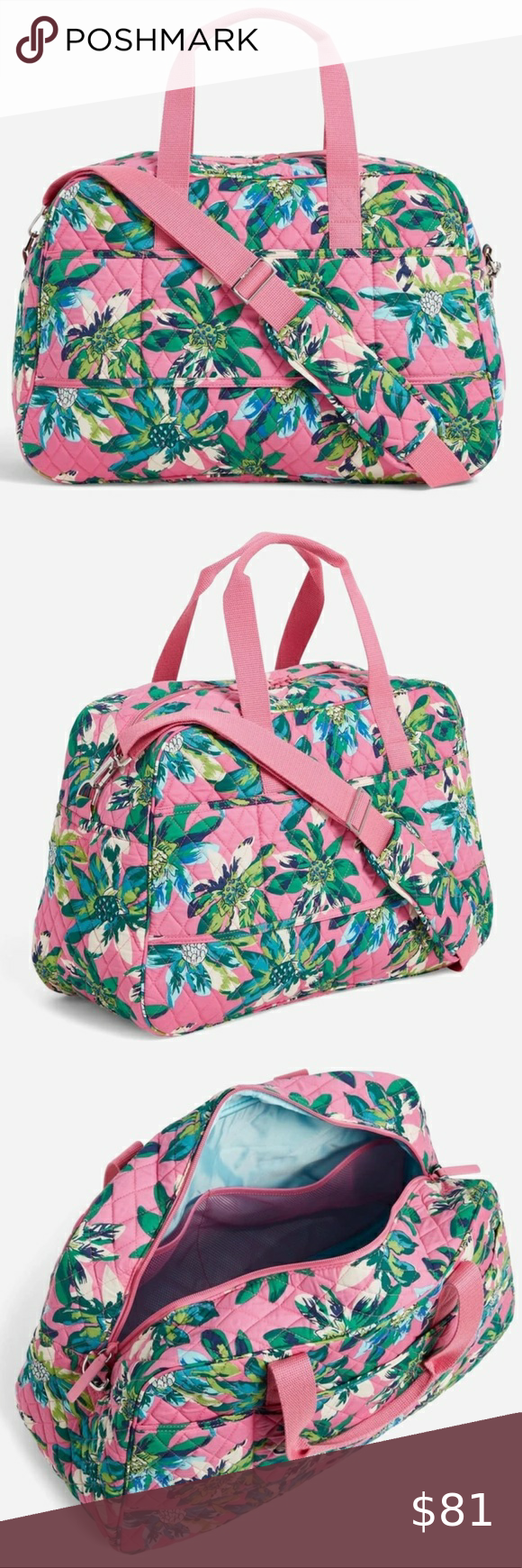 Vera Bradley Medium Traveler Bag Tropical Paradise Vera Bradley