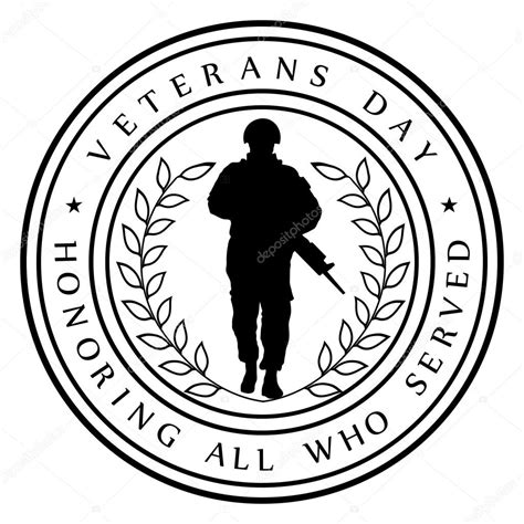 Veterans Day 2024 Clip Art Black And White Gussi Katinka