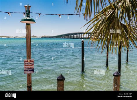 View Of East Pass And The Bridge In Destin Florida From Harry T S