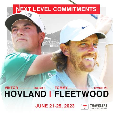 Viktor Hovland And Tommy Fleetwood Will Be Part Of The 2023 Travelers