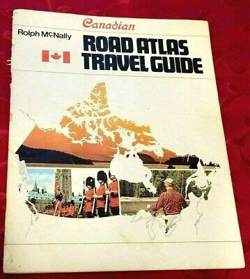 Vintage 1970 Rand Mcnally Canadian Road Atlas Travel Guide Ebay