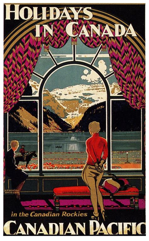 Vintage Travel Posters Canada Post