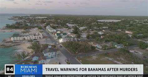 Violent Crime Prompts State Department Travel Warning For The Bahamas