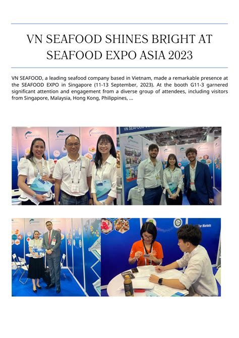 Vn Seafood Shines Bright At Seafood Expo Asia 2023