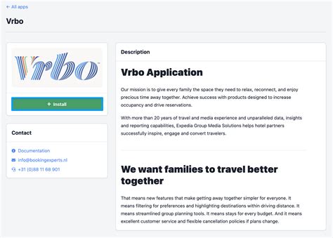 Vrbo Application Knowledge Base