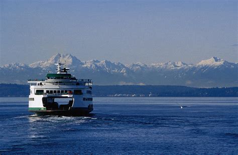 Wa State Ferry Nearing Colman Seattle By Lonely Planet