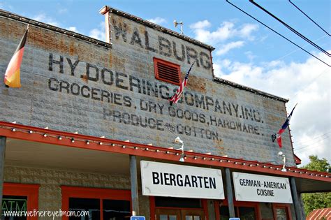 Walburg Restaurant Biergarten Walburg Tx R We There Yet Mom