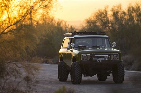 Wallpaper International Scout 2 Traveler Suv Green Cars Old Car