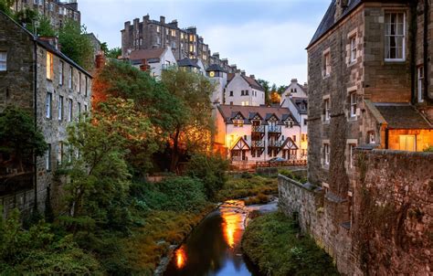 Wallpaper The City Scotland Scotland Edinburgh Edinburgh Dean Village Images For Desktop