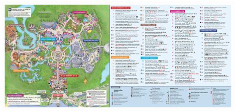 Walt Disney World Park Guide Maps