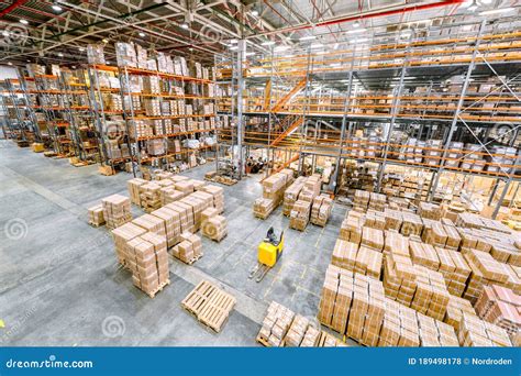 Warehouse Of Cardboard Plant With Boxes For Further Loading Stock Video