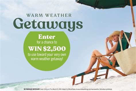 Warm Weather Getaways Sweepstakes