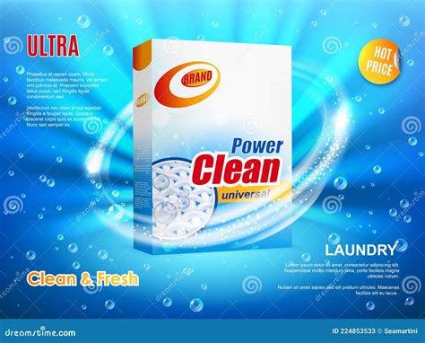 Washing Powder Packaging Illustrations Creative Market