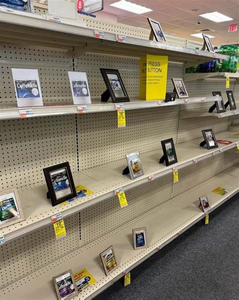 Washington Dc Cvs Replaces Items On Shelves With Pictures Of Items