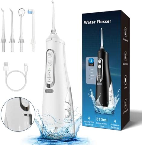 Water Flosser For Advance Teeth Cleaning 4 Modes Cordless Portable