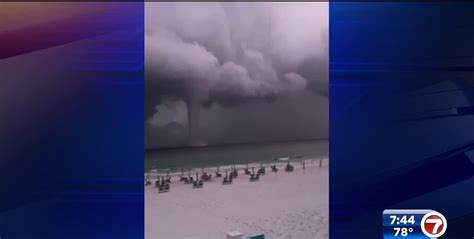 Waterspout Spotted In Destin Wsvn 7News Miami News Weather Sports Fort Lauderdale