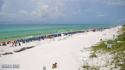 Webcam Usa Florida Destin View Of The Beach In Front Of The Hotel