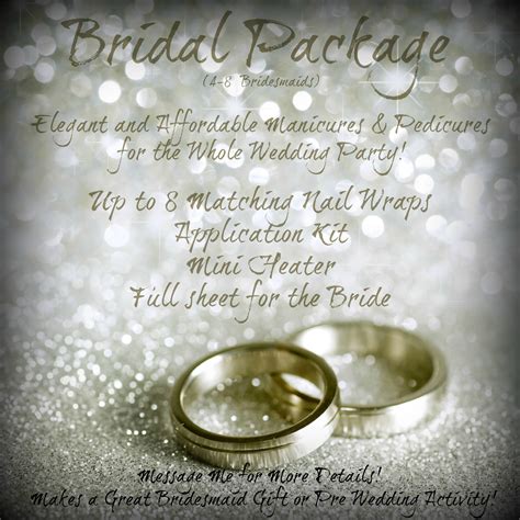 Wedding Packages Jamberry Nails Bridal Packages Wedding Wraps