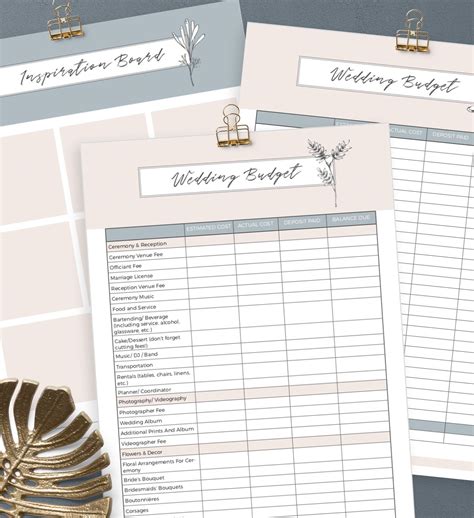 Wedding Planning Printable