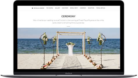 Destination Wedding Websites Made Easy