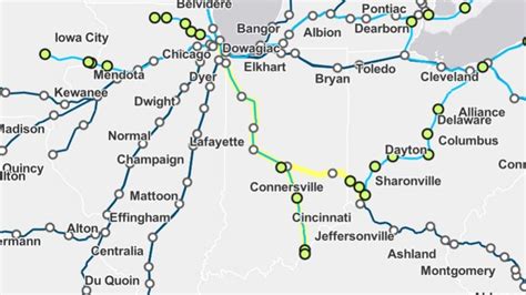 What Amtrak Louisville Indianapolis Chicago Routes Could Look Like