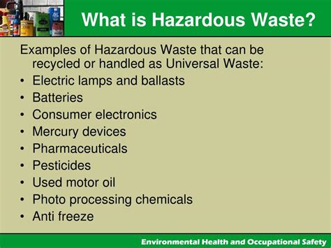 What Do You Know About Hazardous Waste November 2012