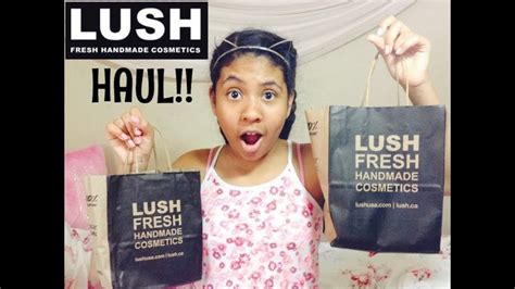 What I Got At Lush Showing You Lush Products Huge Lush Haul