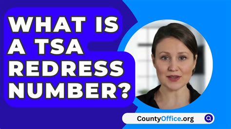 What Is A Tsa Redress Number Countyoffice Org Youtube