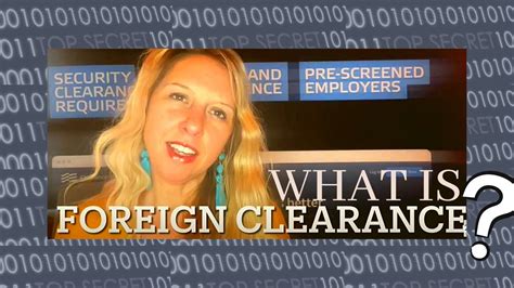 What Is Foreign Clearance Youtube