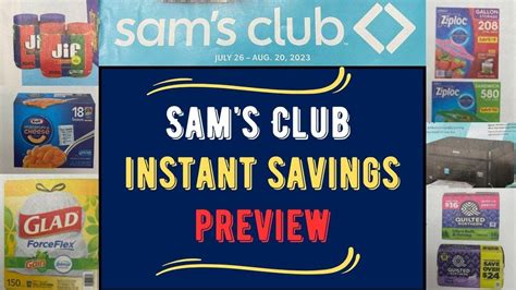 What Is Sam S Club Instant Savings Buy In Bulk And Save