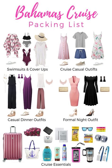 What To Pack For A Cruise To The Bahamas Packing List Printable Included