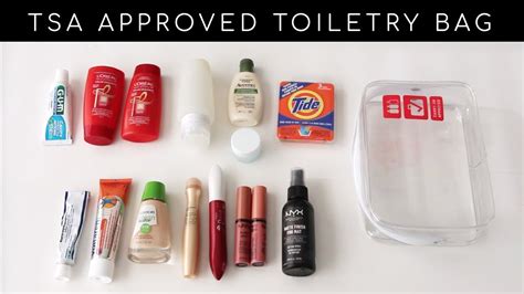 What To Pack Toiletries Makeup Tsa 3 1 1 For Your Carry Ons Youtube