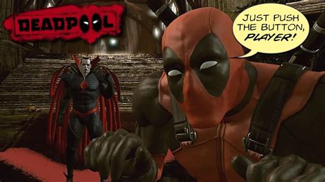 When Deadpool Breaks The 4Th Wall Deadpool The Game Youtube