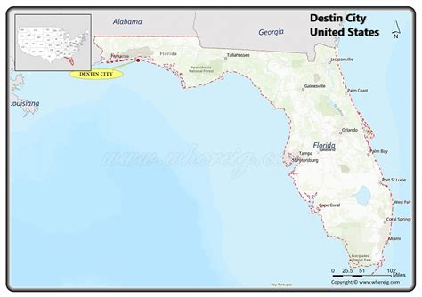 Where Is Destin City Florida Map Facts Places To Visit