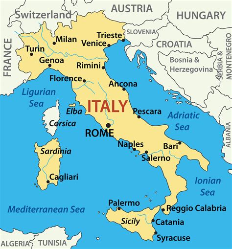 Where Is Italy On A Map Find Italy On A Map