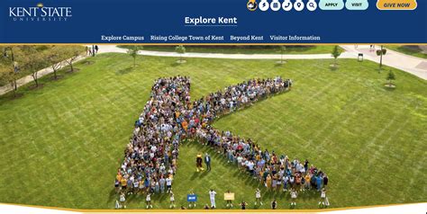 Where On The Web Explore Kent Go Kent State S Golden Location