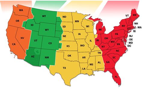 Which Are The Us States Divided By Time Zones What Us States Have Multiple Time Zones Quanswer