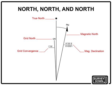 Which Way Is North Survey Down