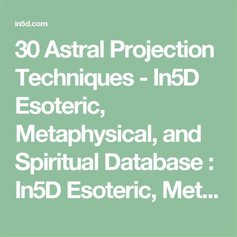 Why Astral Travel In5d Esoteric Metaphysical And Spiritual Database