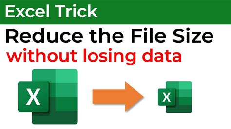 Why Is My Excel File So Large And How To Reduce The Excel File Size