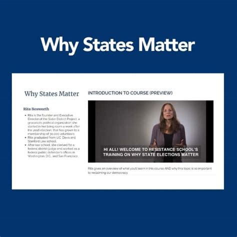 Why States Matter Resistance School Course Videos Leading Change