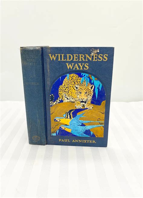 Wilderness Ways By Paul Annixter And Illustrated By Charles Etsy Jungle Illustration Book