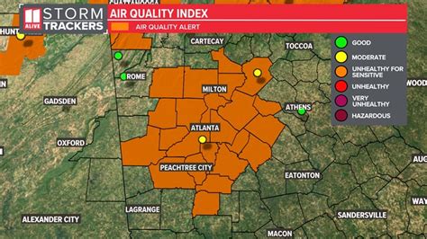 Wildfire Smoke In Georgia Sunrise And Sunset 11Alive Com