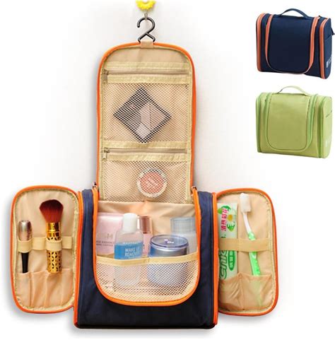 Wildgrow Travel Multi Compartment Hanging Toiletry Bag Kits For Men