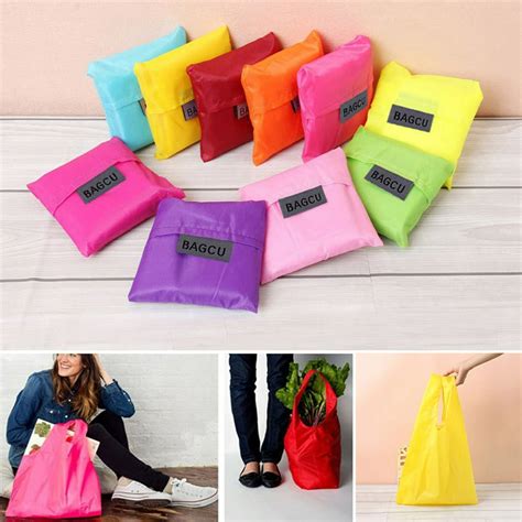 Windfall Reusable Shopping Bags Gift Bags Folded Groceries Fashion Compact Bags Machine Washable