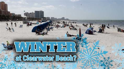 Winter At Clearwater Beach Youtube